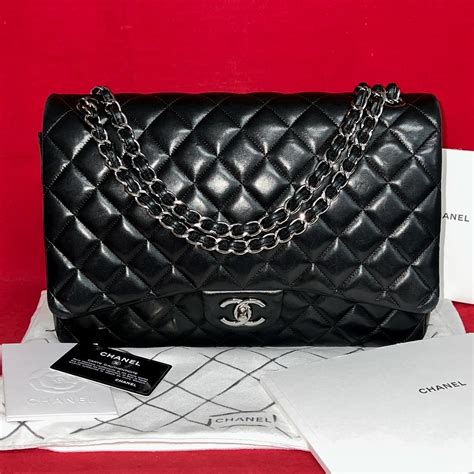 chanel in and out maxi flap bag|chanel maxi flap bag lambskin.